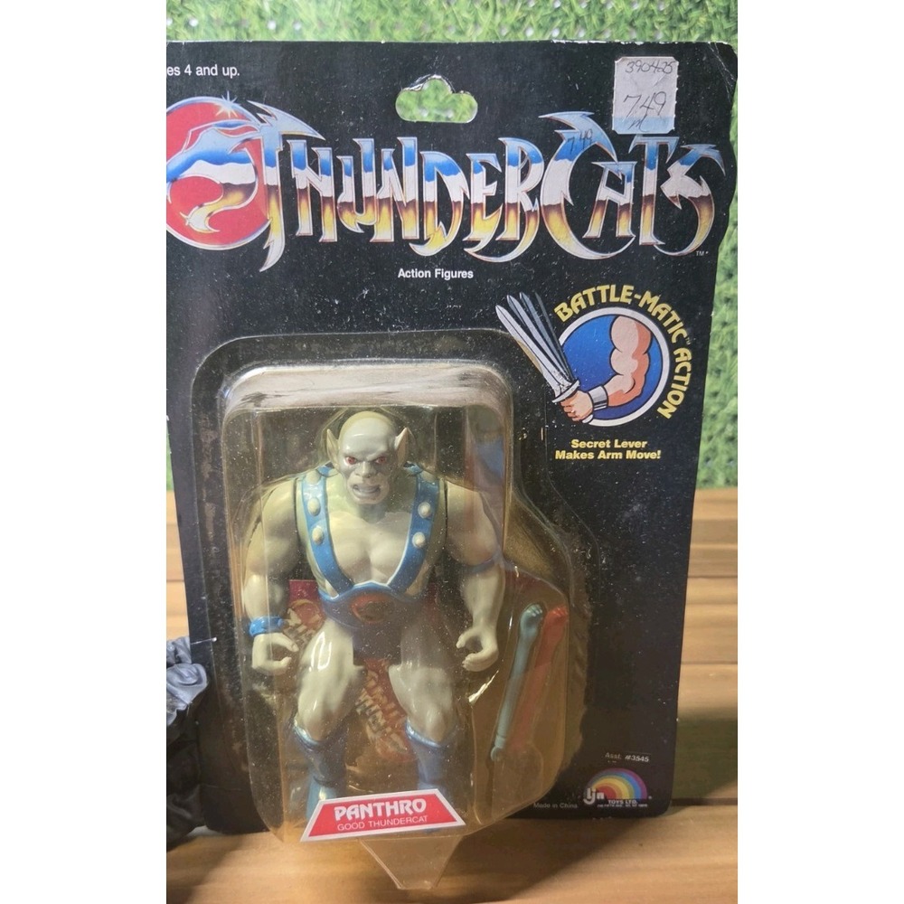 Thundercats Panthro Nunchucks Action Figure Complete Card 1985 LJN Toys LTD